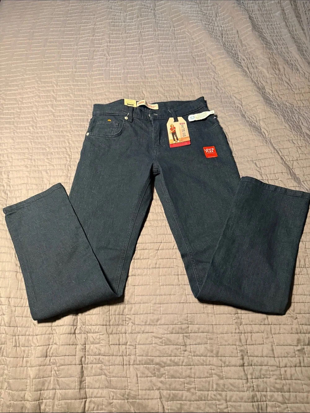 Levi's Kids Navy Blue 511 Slim Jeans with Tag